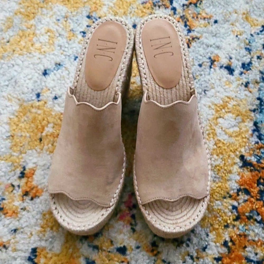 I.N.C espadrille wedge sandals 👡